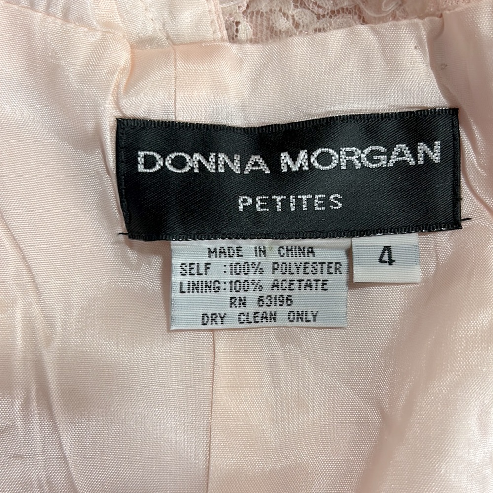 ✨Donna Morgan- Petite- Special Occasion Midi Dress Size 4 - Picture 8 of 10